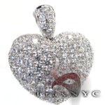 Iced Heart Pendant 4596 - Image 3