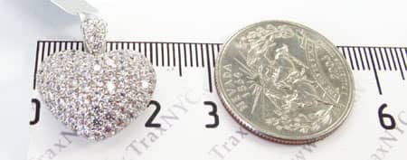 Iced Heart Pendant 4596 - Image 7