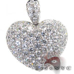 Iced Heart Pendant 4596 - Image 1
