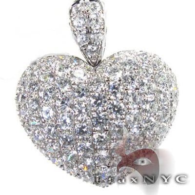 Iced Heart Pendant 4596 - Image 1