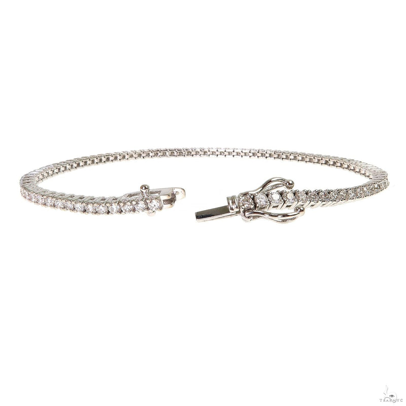 5 Pointer Diamond Tennis Bracelet (Lab) 69533 - Image 2