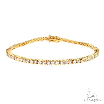 5 Pointer Parcel Diamond Tennis Bracelet 66786 - Image 1