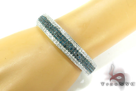 5 Row Icy Bangle Bracelet 30987 - Image 7