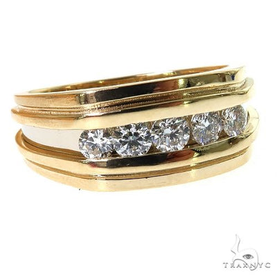 5 Stone 2 Tone Diamond Ring 68852 - Image 1