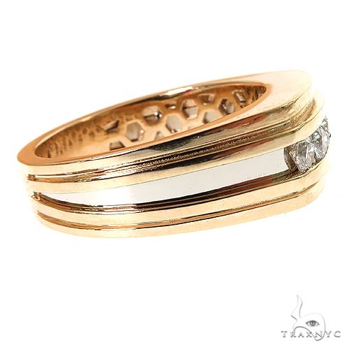 5 Stone 2 Tone Diamond Ring 68852 - Image 3