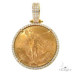 50 Pesos Centenario Diamond Frame Gold Coin 68495 - Image 1