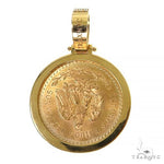 50 Pesos Centenario Diamond Frame Gold Coin 68495 - Image 3