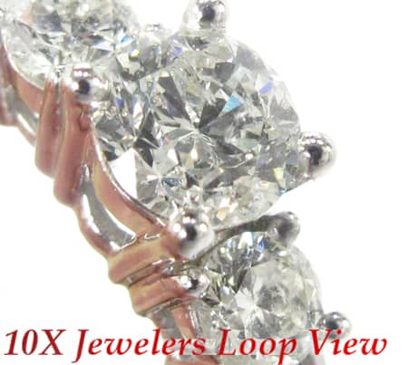 Ladies Mount Solitaire Band 5633 - Image 3