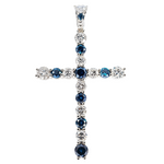 Prong Diamond Cross Crucifix 56407