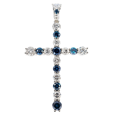 Prong Diamond Cross Crucifix 56407