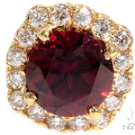 14KY Red Garnet Cluster Stud Earrings 57297 - Image 3 [FILE:57297_image_03_249ff00b.jpg]