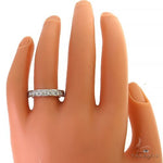 6 Pointer Eternity Diamond Ring Band Lab 69157 - Image 5