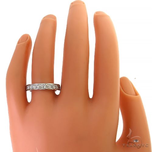 6 Pointer Eternity Diamond Ring Band Lab 69157 - Image 5