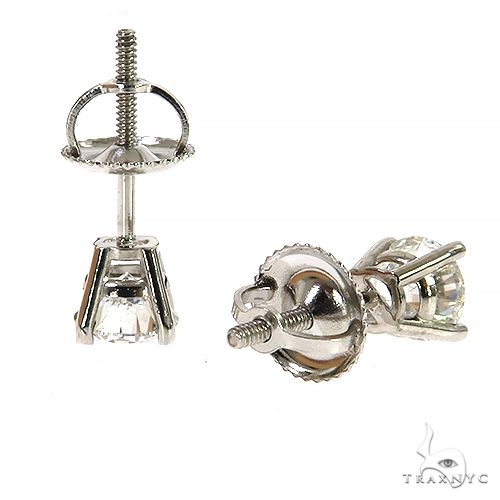 60 Pt Lab Diamond Stud Earrings 68061 - Image 3