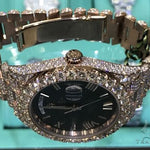 60th Anniversary 40mm 18K Rose Gold Full Diamond Rolex Watch 63900 - Image 3