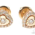 14K Gold Heart Shape Stud Earrings 64532 - Image 2 [FILE:64532_image_02_5492bfaa.jpg]