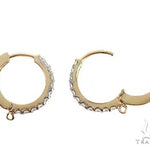 14K Yellow Gold Diamond Hoop Earrings 65339 - Image 3 [FILE:65339_image_03_31ce8a99.jpg]