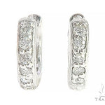 14K Gold Prong Diamond Small Hoops Earring 65452 - Image 1 [FILE:65452_image_01_ec61b8c7.jpg]