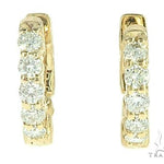 14K Yellow Gold Diamond Small Hoop Earring 65769 - Image 1 [FILE:65769_image_01_7fd87881.jpg]