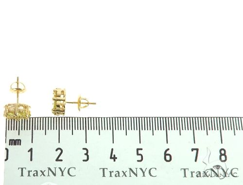 14K Yellow Gold Canary Flower Earrings 65785 - Image 7 [FILE:65785_image_07_39d3033d.jpg]