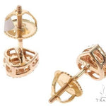 14K Gold Heart Shape Stud Earrings 65787 - Image 3 [FILE:65787_image_03_d4b871be.jpg]