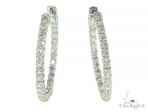 14K White Gold Diamond Hoops Earrings 66134 - Image 2 [FILE:66134_image_02_605db60a.jpg]