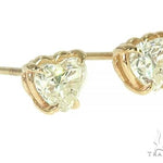14K Gold Heart Shape Diamond Earrings  66186 - Image 2 [FILE:66186_image_02_624a8ae2.jpg]
