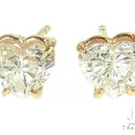 14K Gold Heart Shape Diamond Earrings 66187 - Image 1 [FILE:66187_image_01_cf7a47f0.jpg]