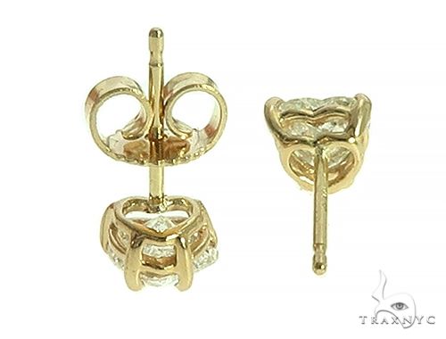 14K Gold Heart Shape Diamond Earrings 66187 - Image 4 [FILE:66187_image_04_1e77dc93.jpg]