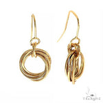 14K Gold Knot Hoop Earrings 66563 - Image 2 [FILE:66563_image_02_3e6dbd1c.jpg]