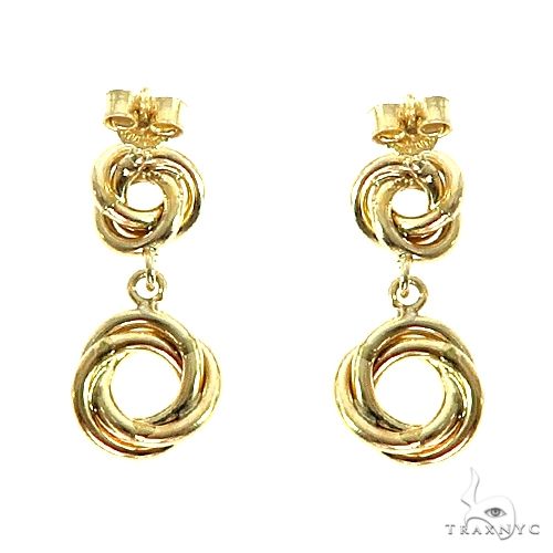 14K Yellow Gold Knot Earrings1 66674 - Image 3 [FILE:66674_image_03_e0fd0d97.jpg]