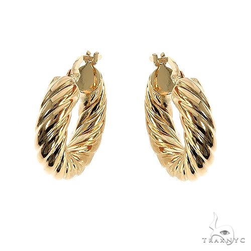 14K Gold Hoop Earrings 66676 - Image 1 [FILE:66676_image_01_1a1ff262.jpg]