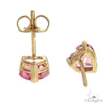 14K Gold Heart Shape Pink Tourmaline Earrings 66737 - Image 3 [FILE:66737_image_03_3798490c.jpg]