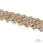 14K Gold Diamond Miami Cuban Link Bracelet 67879 - Image 3
