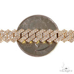 14K Gold Diamond Miami Cuban Link Bracelet 67879 - Image 5