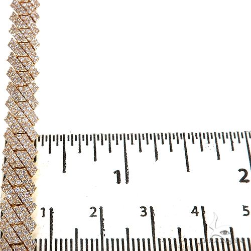 14K Gold Diamond Miami Cuban Link Bracelet 67879 - Image 6