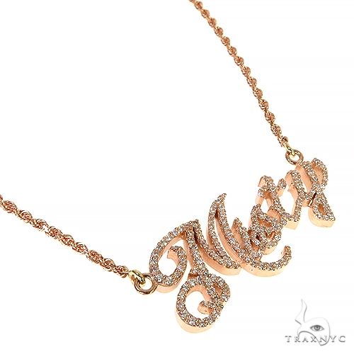 Custom Made Diamond Name Necklace 67995 - Image 2