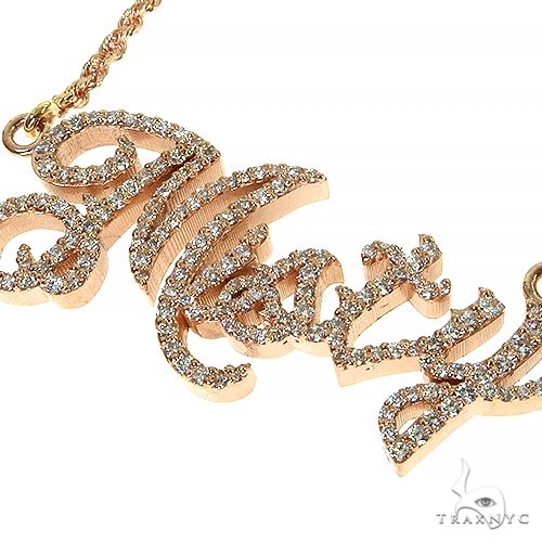 Custom Made Diamond Name Necklace 67995 - Image 3