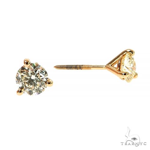 60 Pt Lab Diamond Stud Earrings 68057 - Image 2
