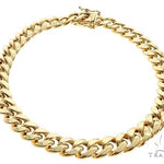 Miami Cuban Link Bracelet Hollow 8.5 Inches 9mm   68073 - Image 1