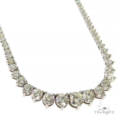 14K Gold Diamond Necklace 68082 - Image 1