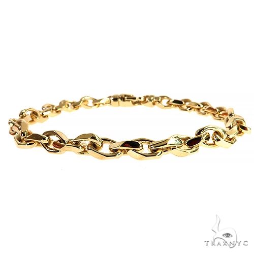 14K Gold Cable Link Bracelet 68085 - Image 1