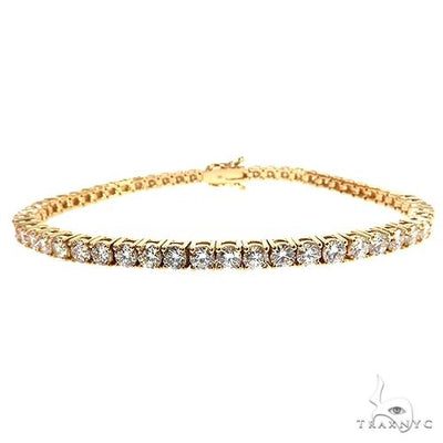 20 Pt Diamond Tennis Anklet Bracelet (Lab) 68247 - Image 1