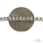 10 Pt Diamond Tennis Anklet Bracelet (Lab) 68250 - Image 4