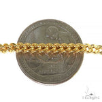 14k Yellow Gold Hollow Franco 2.8mm 8 inches   68268 - Image 4