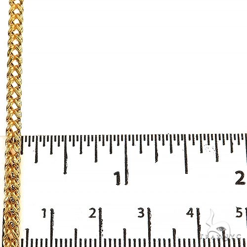 14k Yellow Gold Hollow Franco 2.8mm 8 inches   68268 - Image 5