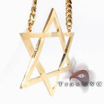 King David Star and Chain 3.10 Inches Wide  6853 - Image 2