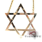 King David Star and Chain 3.10 Inches Wide  6853 - Image 1