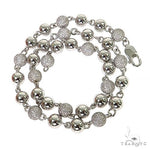 Custom Made Ball Link Diamond Chain 68698 - Image 3