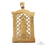 Small St. Lazarus Diamond Pendant 68912 - Image 4